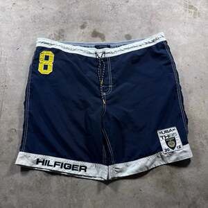 Tommy Hilfiger TH85 USA Swim Trunks Navy Blue Size XL